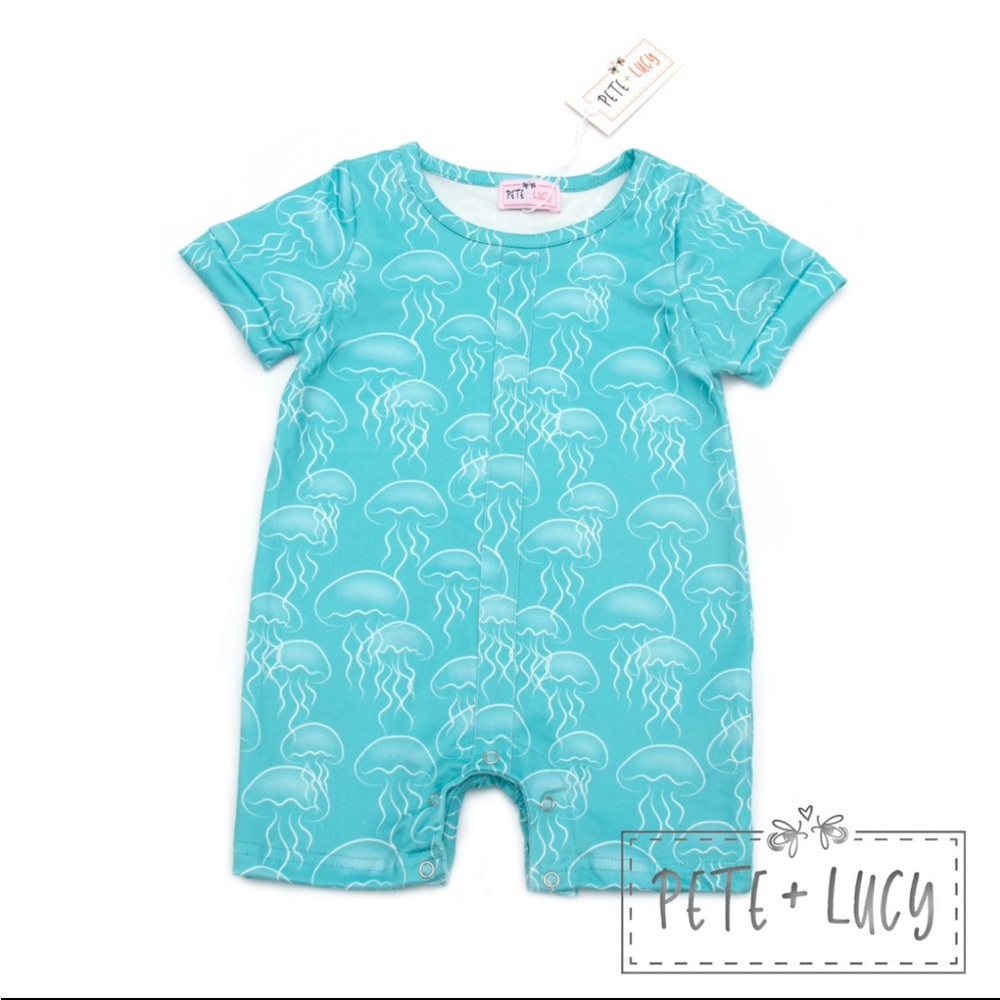 Pete + Lucy jellyfish romper